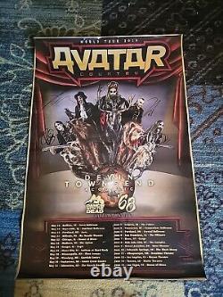 Avatar Band Signed 2019 Tour Poster 24 X 36