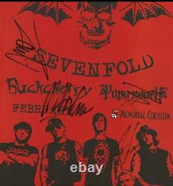 Avenged sevenfold a7x Full Band rare autographed Signed tour poster 2008