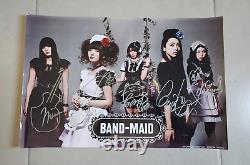 BAND-MAID All Member Poster Signed Tour 2016 MX VERY RARE