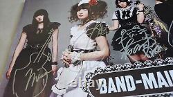 BAND-MAID All Member Poster Signed Tour 2016 MX VERY RARE