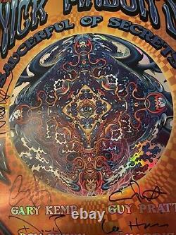 BAND SIGNED New Nick Mason Echoes Tour 2022 Saucerful of Secrets Concert Poster