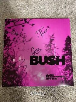 BUSH Band Signed Vinyl Loaded Greatest Hits 2024 Tour (Gavin Rossdale)