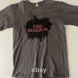 Bad Religion Signed Tour Shirt New Maps of Hell Size M See Pics Warp Tour Meet