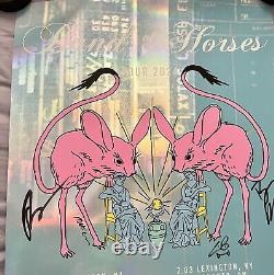 Band Of Horses Tour Poster Foil Signed By Band Boh 2024