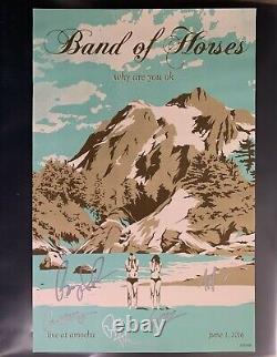 Band of Horses 2016 33 1/3 LP Why Are You Ok AND autographed tour poster