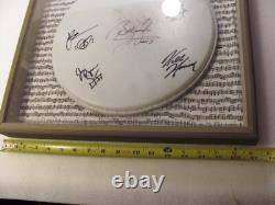 Billy Currington Autograph Drum Head & Band 21 x 17 Framed Display 2013 CD Tour