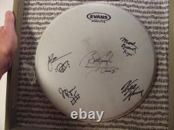 Billy Currington Autograph Drum Head & Band 21 x 17 Framed Display 2013 CD Tour