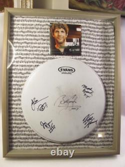 Billy Currington Autograph Drum Head & Band 21 x 17 Framed Display 2013 CD Tour