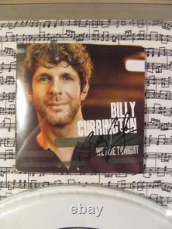 Billy Currington Autograph Drum Head & Band 21 x 17 Framed Display 2013 CD Tour
