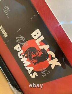 Black Pumas Autographed / Band Signed CD Poster Professionally Framed! (on Tour)