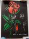 Blue October I Hope You're Happy 2018 Rose Art Tour Poster Signed By Band. Rare