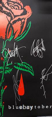 Blue October I Hope You're Happy 2018 Rose Art Tour Poster Signed by Band. RARE