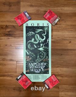 Boris Amplifier Worship Service Signed By Full Band! 2024 Tour Poster
