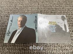 Brian Wilson & Touring Band SIGNED Insert Jeffrey Foskett