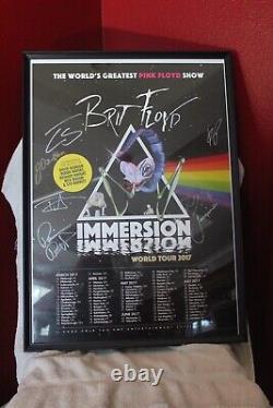 Brit Floyd 2017 Immersion World Tour Concert Poster Autographed by the Band