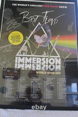 Brit Floyd 2017 Immersion World Tour Concert Poster Autographed by the Band