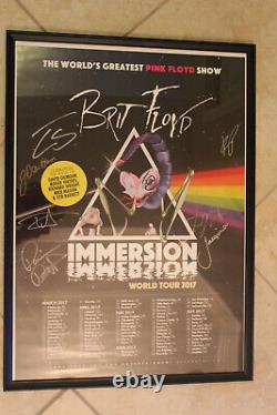 Brit Floyd 2017 Immersion World Tour Concert Poster Autographed by the Band