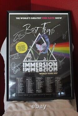 Brit Floyd 2017 Immersion World Tour Concert Poster Autographed by the Band