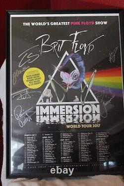 Brit Floyd 2017 Immersion World Tour Concert Poster Autographed by the Band