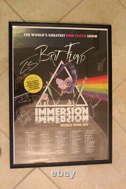 Brit Floyd 2017 Immersion World Tour Concert Poster Autographed by the Band