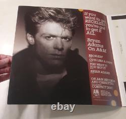 Bryan Adams World Wide in'85 Concert Tour Book SIGNED by Adams & Band