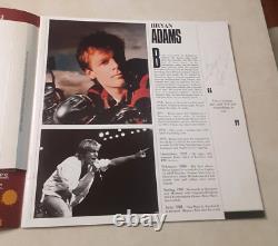 Bryan Adams World Wide in'85 Concert Tour Book SIGNED by Adams & Band