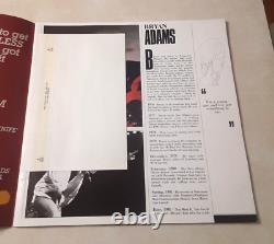 Bryan Adams World Wide in'85 Concert Tour Book SIGNED by Adams & Band