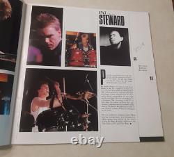 Bryan Adams World Wide in'85 Concert Tour Book SIGNED by Adams & Band