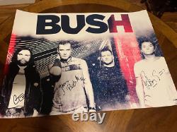 Bush 18x24 full band signed Concert Poster 2016 Tour VIP only item autographed