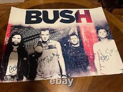 Bush 18x24 full band signed Concert Poster 2016 Tour VIP only item autographed