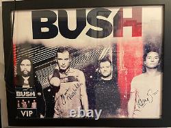 Bush 18x24 full band signed Concert Poster 2016 Tour VIP only item autographed