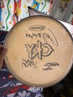 CKY Signed Drumhead RARE Drum Cover Jackass Band BAM HIM Tour Concert CKY2K Y2K