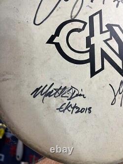 CKY Signed Drumhead RARE Drum Cover Jackass Band BAM HIM Tour Concert CKY2K Y2K