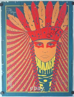 COUNTING CROWS CONCERT POSTER USA SUMMER TOUR 2014 SIGNED By BAND Kyle Baker ART