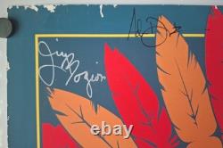 COUNTING CROWS CONCERT POSTER USA SUMMER TOUR 2014 SIGNED By BAND Kyle Baker ART
