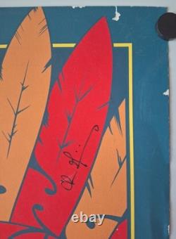 COUNTING CROWS CONCERT POSTER USA SUMMER TOUR 2014 SIGNED By BAND Kyle Baker ART