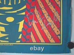 COUNTING CROWS CONCERT POSTER USA SUMMER TOUR 2014 SIGNED By BAND Kyle Baker ART