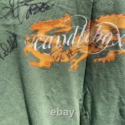 Candlebox OG Members Autographed 2006 Summer Tour Band T-Shirt Size 2XL Rock 90s