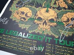 Cypress Hill Signed Framed 2024 We Legalized It Tour Poster Numbered Full Band