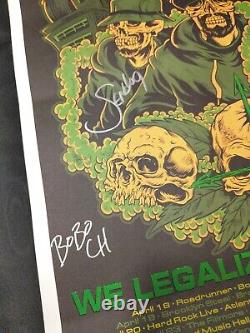 Cypress Hill Signed Framed 2024 We Legalized It Tour Poster Numbered Full Band