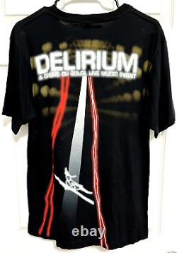 DELIRIUM A Cirque Du Soleil Live Music Event Vintage Tour Band SIGNED T-Shirt M