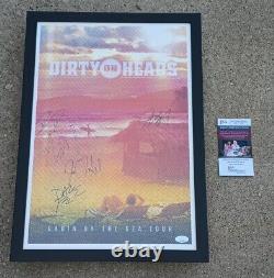 DIRTY HEADS Band SIGNED & FRAMED 13x19 Tour Poster JSA COA