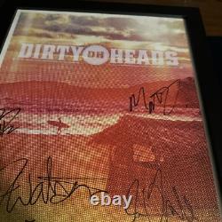 DIRTY HEADS Band SIGNED & FRAMED 13x19 Tour Poster With COA