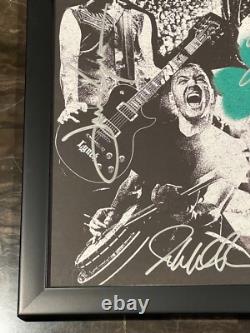 DROPKICK MURPHYS Official FRAMED Signed Tour Poster Fall 2023