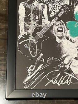 DROPKICK MURPHYS Official FRAMED Signed Tour Poster Fall 2023