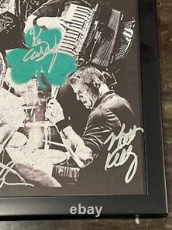 DROPKICK MURPHYS Official FRAMED Signed Tour Poster Fall 2023