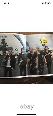 Daughtry band signed picture And Signed Tour Program