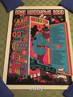 Dave Matthew Band Time Machine Tour Poster Methane Studios 18x24 Signed Numbered