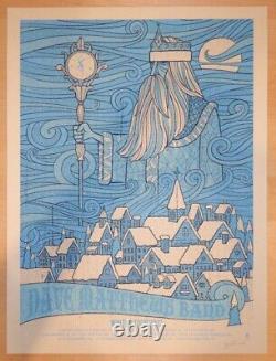 Dave Matthews Band Poster 2012 Winter Tour Signed AP Rare! Sold Out