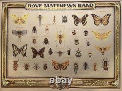 Dave Matthews Band Very Rare 2022 Summer Tour Ap Autograph Poster Dusty #5/5